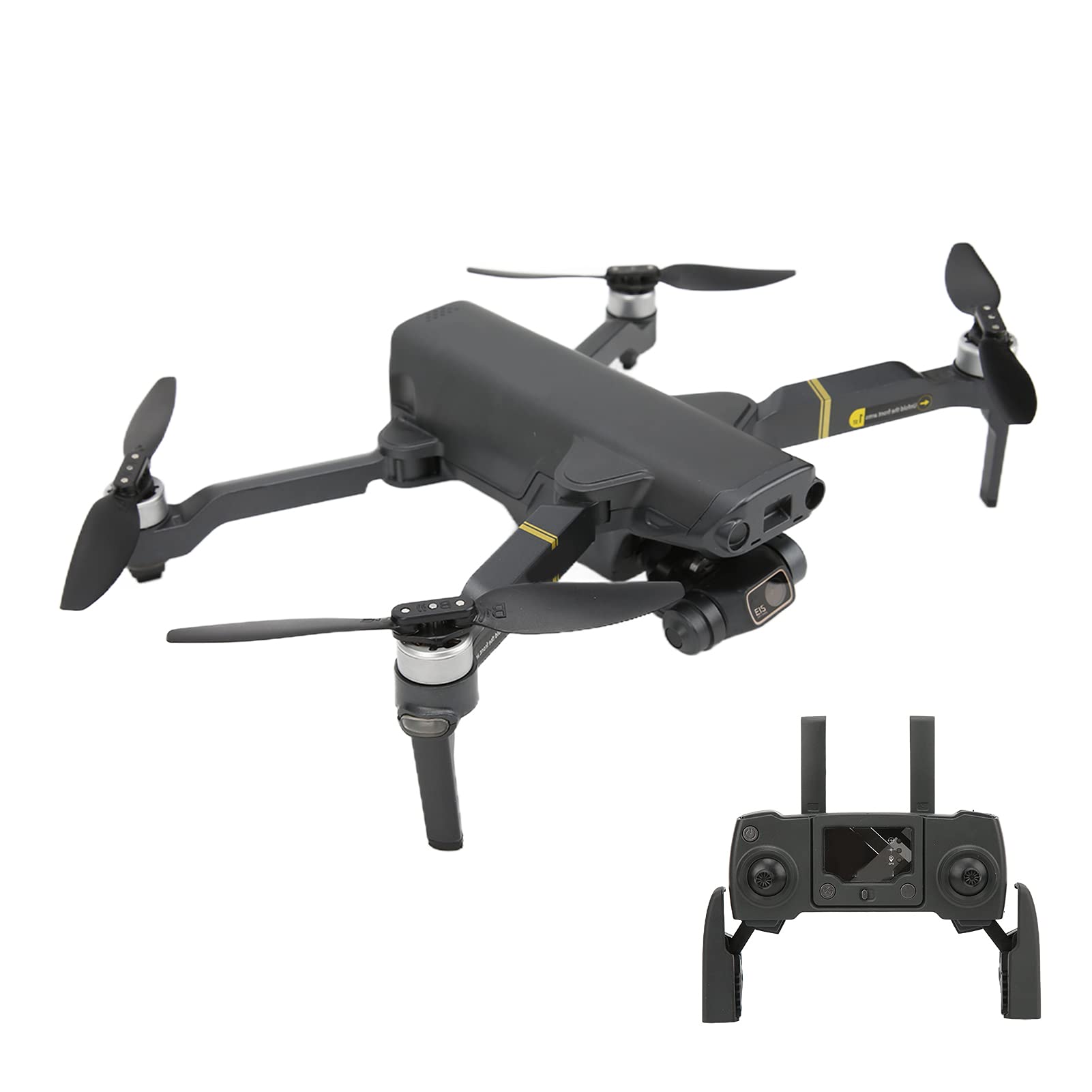 8K FHD Dual-Kamera-Drohne mit GPS, 3-Achsen-, 90°-Webcam, Follow Me, Rückkehr nach Hause, 5G HD-Bildübertragung, für Erwachsene, Hobby-RC-Quadcopter (Doppelte Batterie) von Dilwe