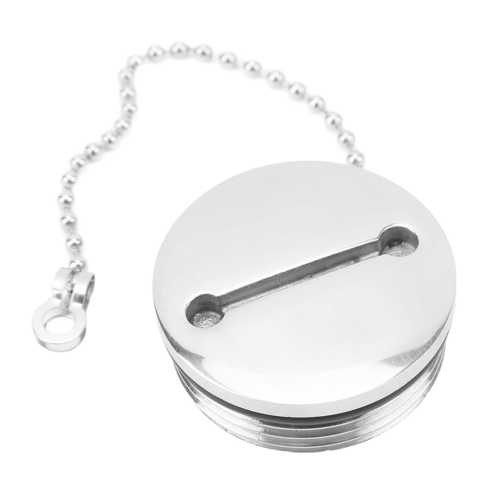 Edelstahlboot -Kraftstoffbehälterkappe, Polierte Meeresgasbehälterkappe mit Dichtungsring für Boote, Yachten, Wohnmobile, Lastwagen, Traktoren, Anhänger (38 mm) von Dilwe