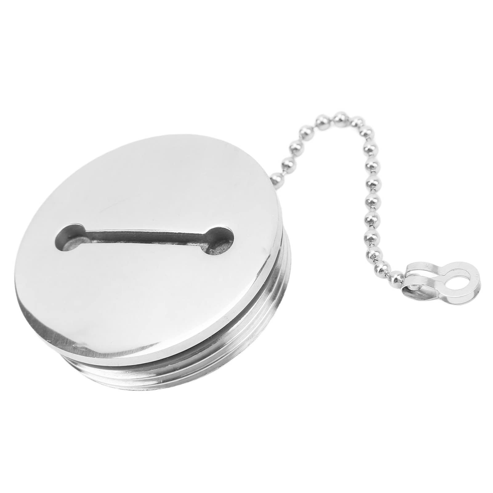 Edelstahlboot -Kraftstoffbehälterkappe, Polierte Meeresgasbehälterkappe mit Dichtungsring für Boote, Yachten, Wohnmobile, Lastwagen, Traktoren, Anhänger (50MM) von Dilwe