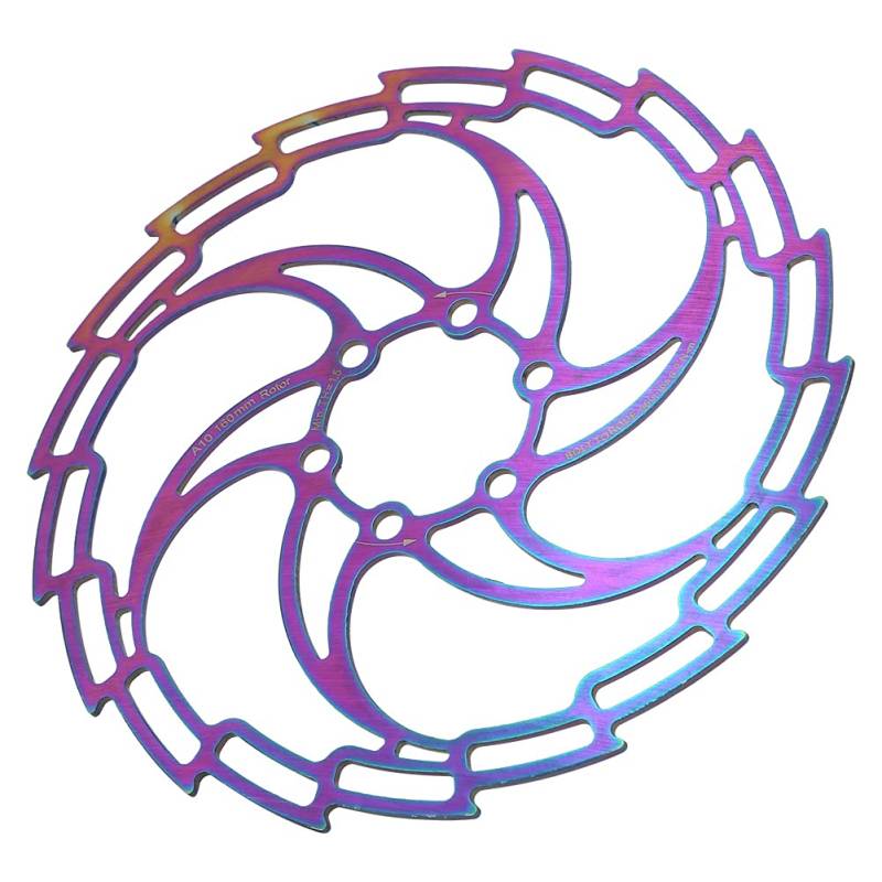 Elektrische Farbenfrohe Ultra -Ultra -Licht Fahrradbremse, Edelstahl, 3, Geeignet für das Fahrradfliegen (160mm) von Dilwe