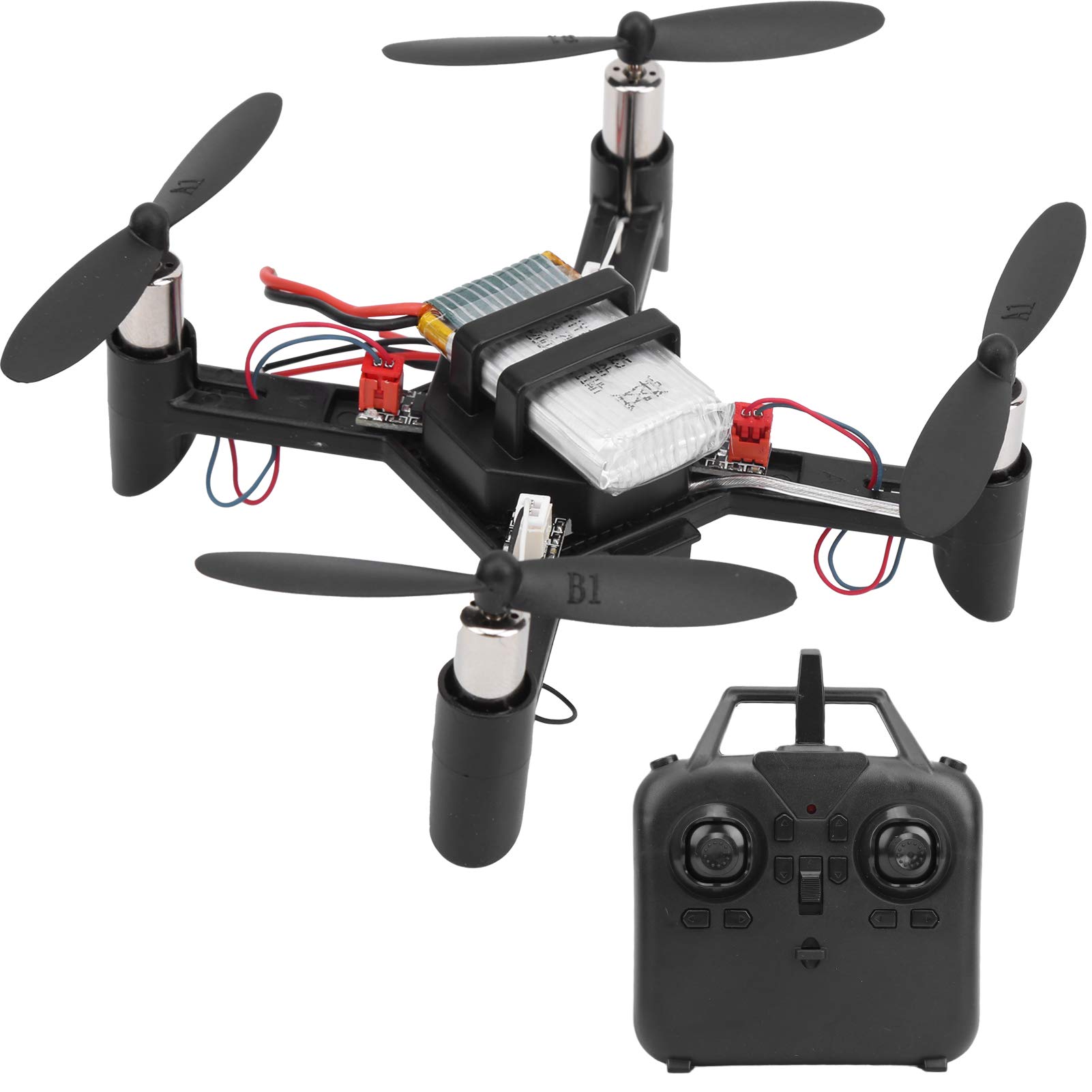 Mini Drone DIY RC Kit, leichtes DIY ferngesteuertes Drohnen-Kit 2.4G Mini Quadcopter Lern-Drohnen Geschenk für Anfänger von Dilwe