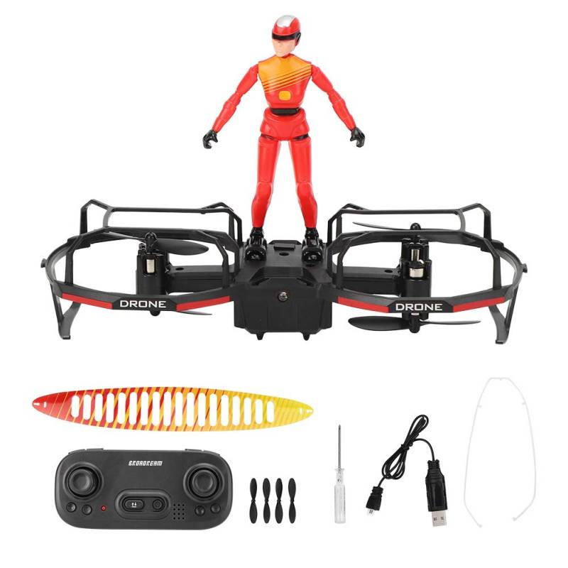 Multifunktions-RC-Drohnen-Spielzeug, 2-Achs-RC-Stunt-Gleitschirm-Drohnen-Drohnen-Quadcopter im H?henhaltemodus(rot), ModellflugzeugeAircraft model machineModell-Flugzeuge von Dilwe