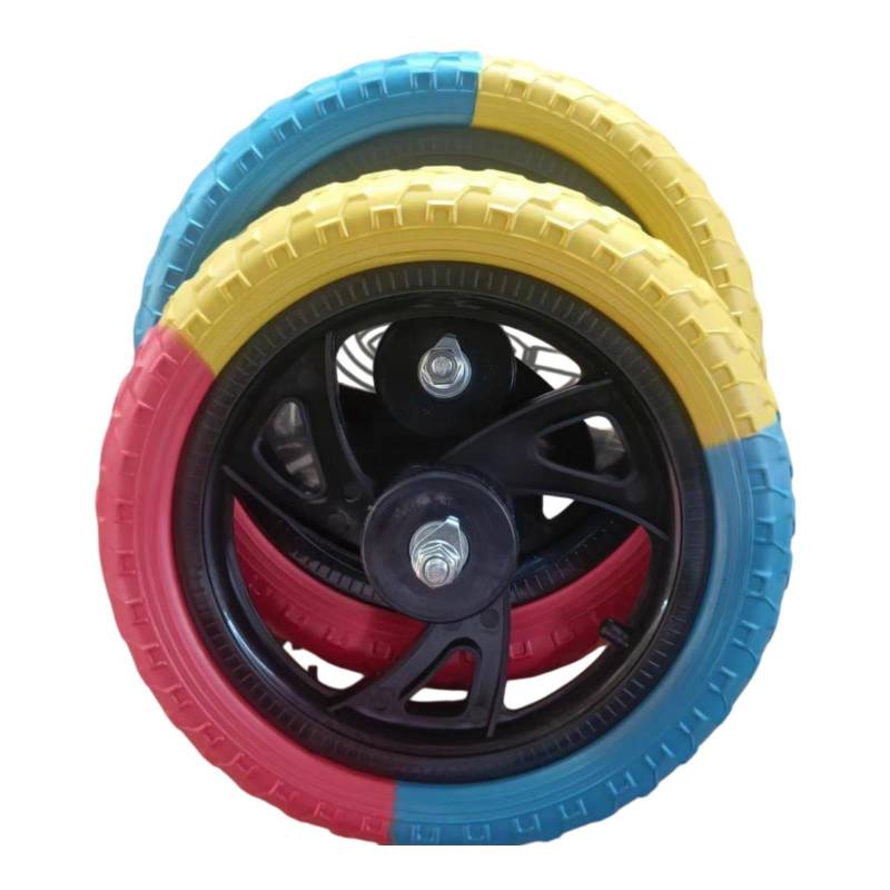 DimyFew 2x 12 Zoll Schaum Kinder Balance Bike Wheels Accessoires Airless Reifenersatz, Style B von DimyFew