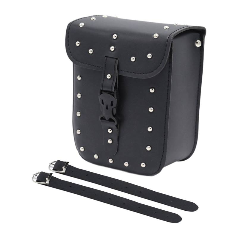DimyFew Scooter -Lenkerbeutel -Lenker -Front -Tasche Telefonhalter Roller Aufbewahrungstasche Scootertasche, mit Nieten von DimyFew