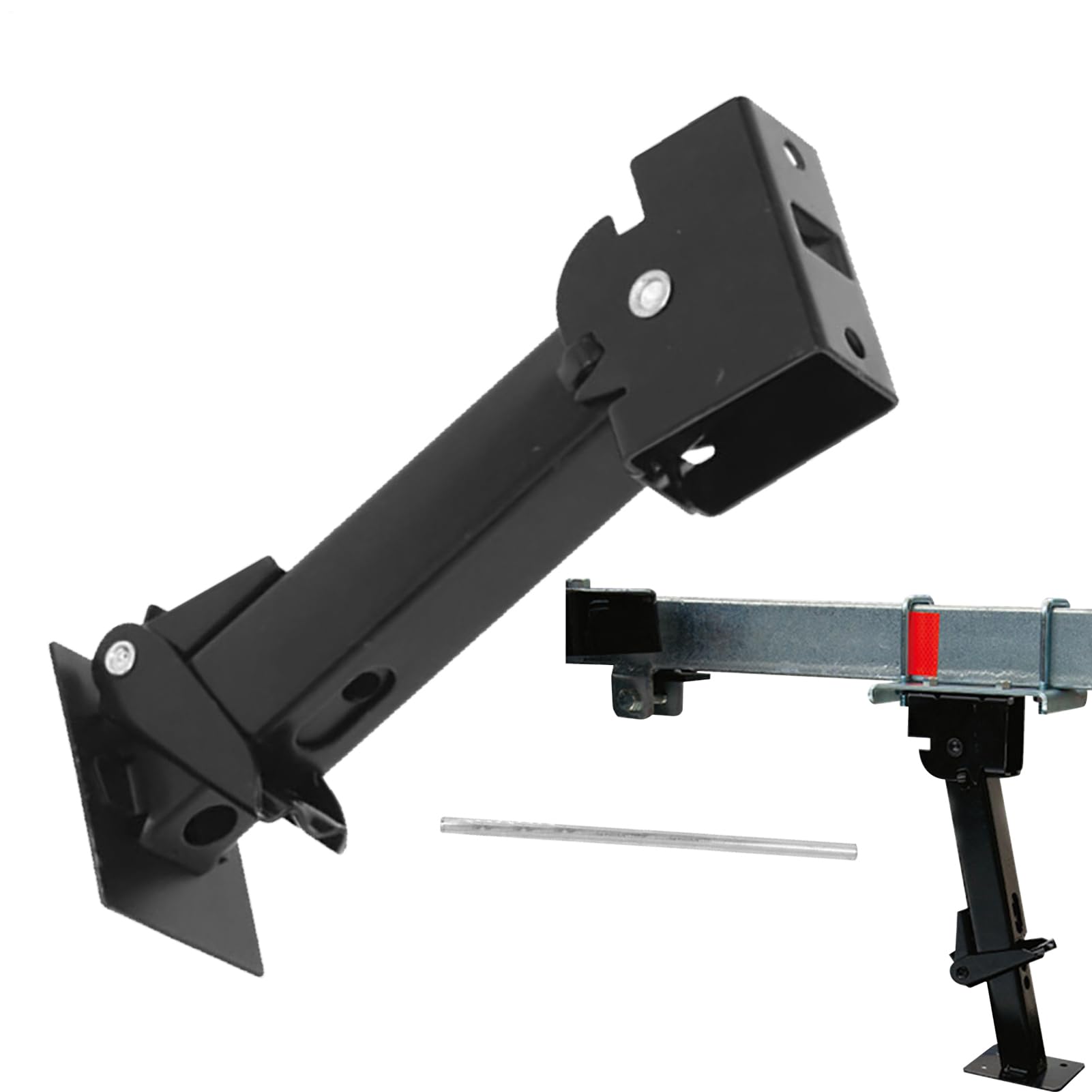 Motorradanhänger kleine Tilt -Ausleger | Parkunterstützungsbeine | Anhänger Stabilisator Bein Verriegelungsscharnierklemme für Motorradanhänger, Frachtanhänger Motorradanhänger kleine Tilt -Ausleger | Parkunterstützungsbeine | Anhänger Stabilisator Bein Verriegelungsscharnierklemme für Motorradanhänger, Frachtanhänger von Dinchaakuarry