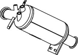Ruß-/Partikelfilter, Abgasanlage Dinex 74317 von Dinex