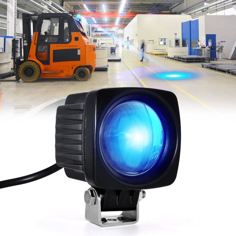 Dinfu 10W Led Blau Gabelstapler Licht Warenhaus Sicherheitswarnleuchte 12-100V von Dinfu