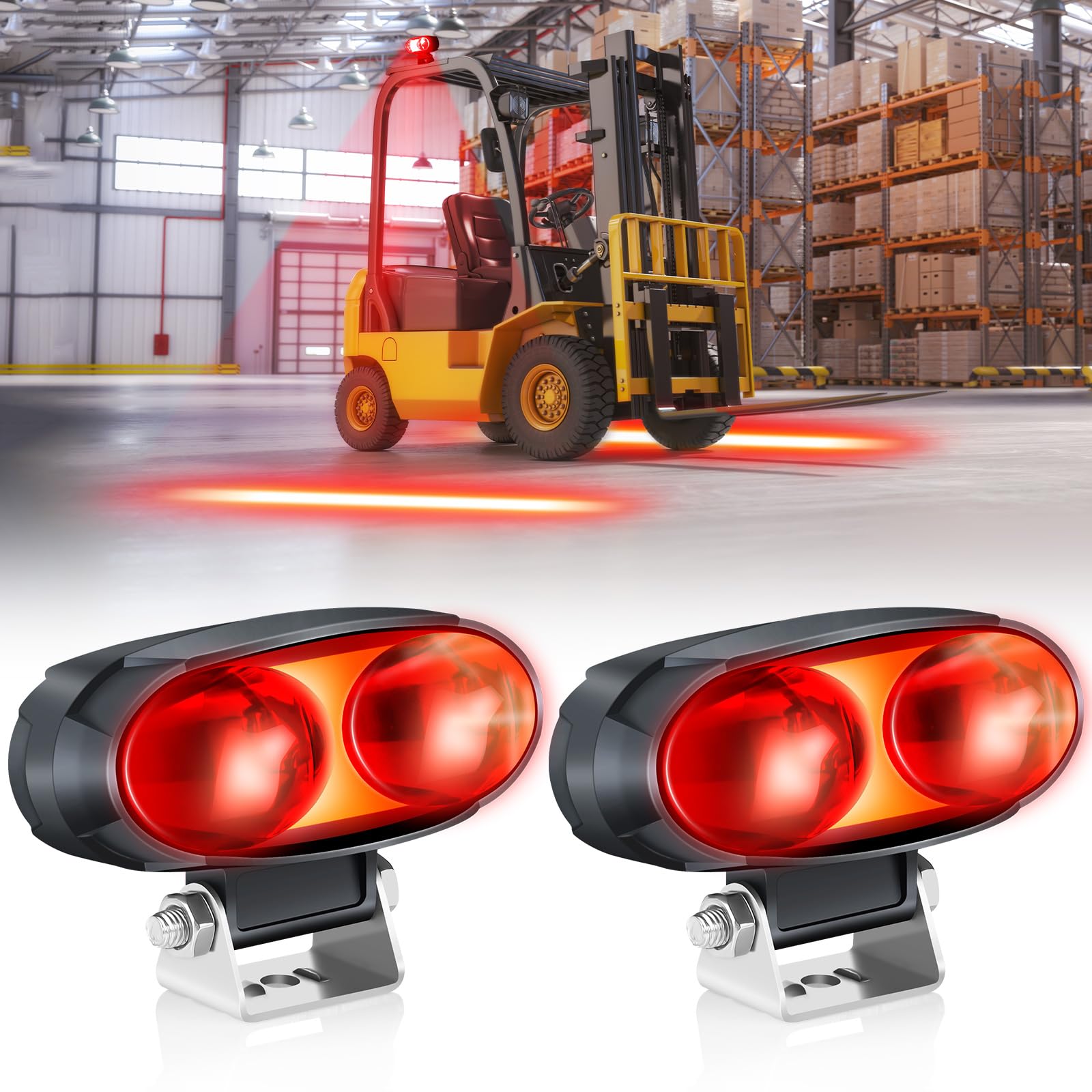 Dinfu 2pcs 30W LED Gabelstapler Leuchtet Seitenleuchten Warnscheinwerfer Sicherheitswarnleuchte 12-80V staplerwarnleuchte für Autos Stapler Fahrzeug Rückwärtsfahre Dinfu 2pcs 30W LED Gabelstapler Leuchtet Seitenleuchten Warnscheinwerfer Sicherheitswarnleuchte 12-80V staplerwarnleuchte für Autos Stapler Fahrzeug Rückwärtsfahre von Dinfu