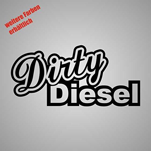 Aufkleber Dirty Diesel Sticker Decal Folie Tuning (weiß) von Dinger-Design
