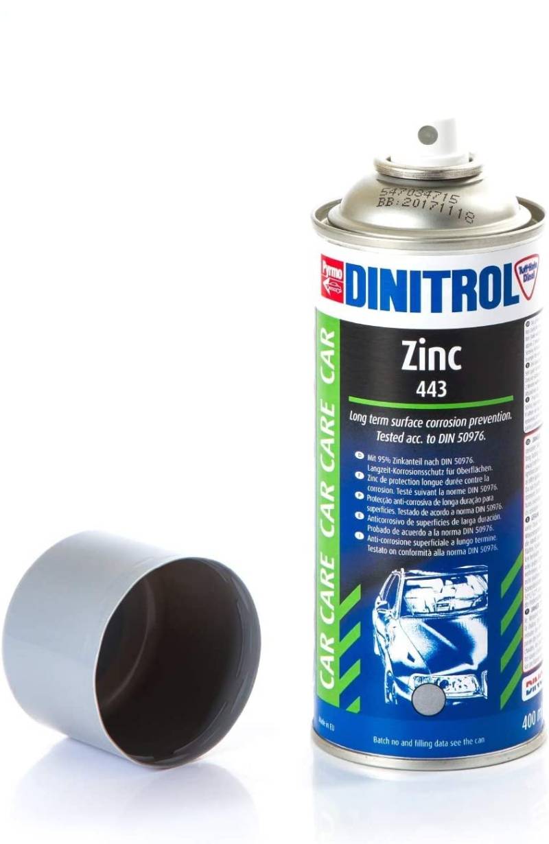 Dinitrol® 443 Zink Grundierung – langfristige Korrosionsschutzfarbe – 400 ml Aerosol von Dinitrol