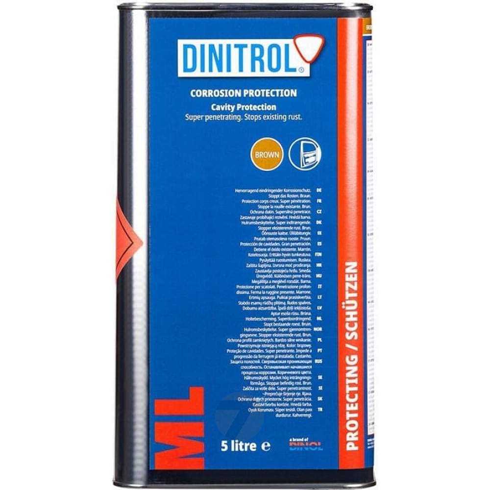 Dinitrol® ML Hochdurchdringendes Fahrzeug-Hohlraumwachs – 5 Liter Behälter von Dinitrol
