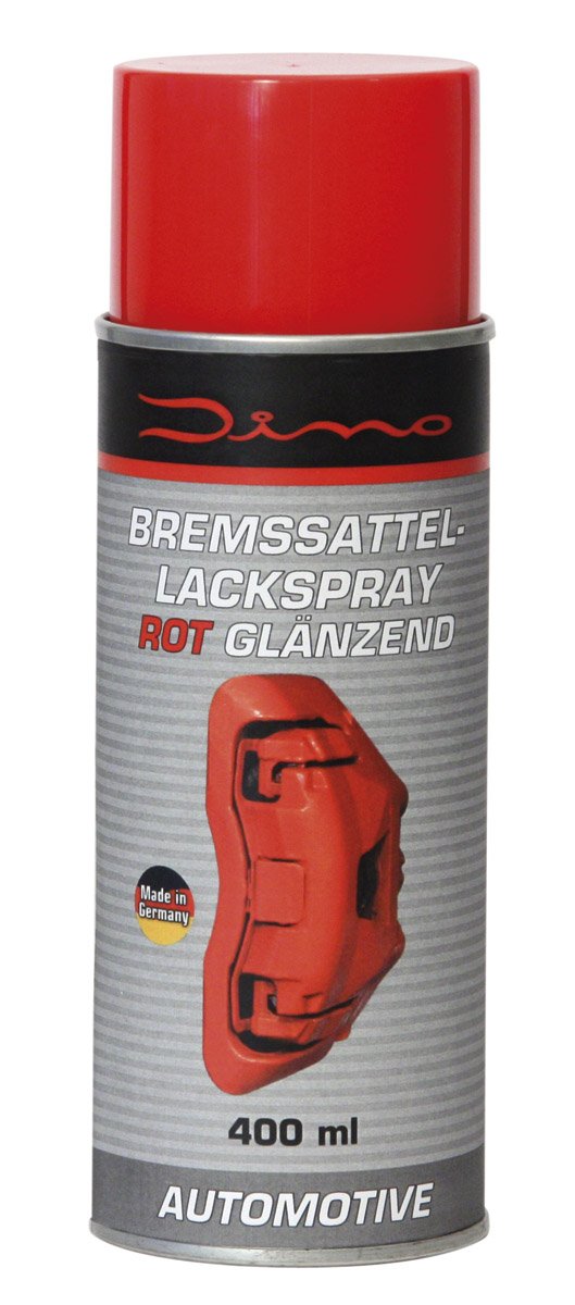 Dino Bremssattellack 1K Spray Lackspray 400ml, ROT von Dino