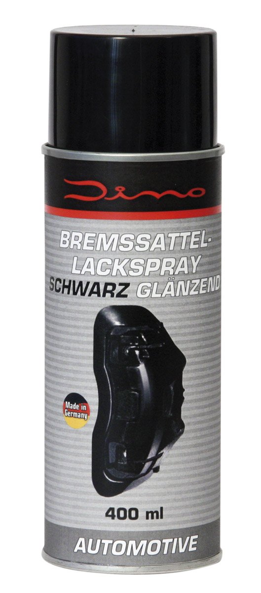 Dino Bremssattellack 1K Spray Lackspray 400ml, SCHWARZ von Dino