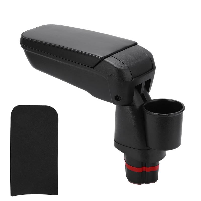 Dioche Armlehne Mittelkonsole, Car Storage Mittelarmlehne Box mit Wasserbecherhalter Ersatz für Smart Fortwo Forfour 453 15-19 von Dioche