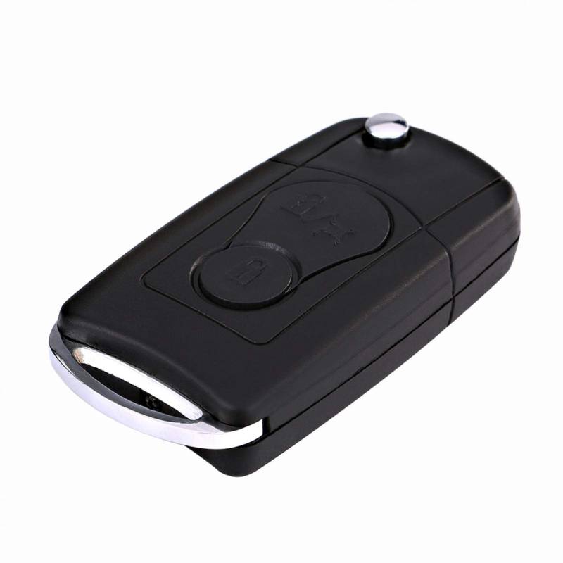 Dioche Schlüsselgehäuse, Flip Folding Remote 2 Tasten Auto Schlüsselanhänger Shell Case für SsangYong Actyon Kyron Rexton von Dioche