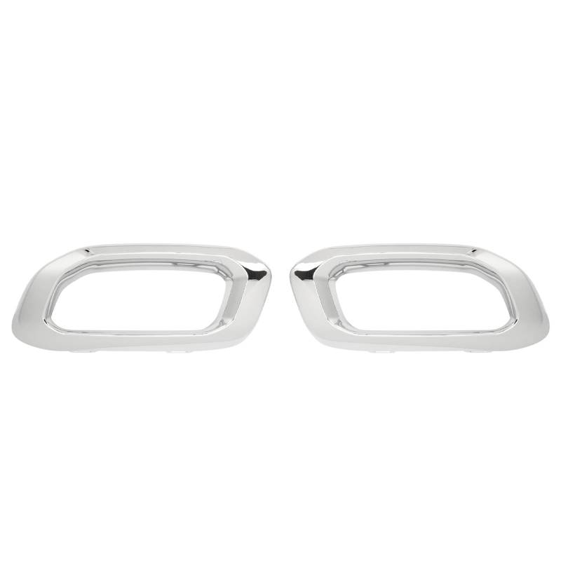 Endrohrabdeckung, Endrohrabdeckung, Blende Passend für GLC GLE GLS-Klasse X253 C253 W167 V167 C167 X167 AMG Line 2020-2023 (Silbernes Chrom) von Dioche
