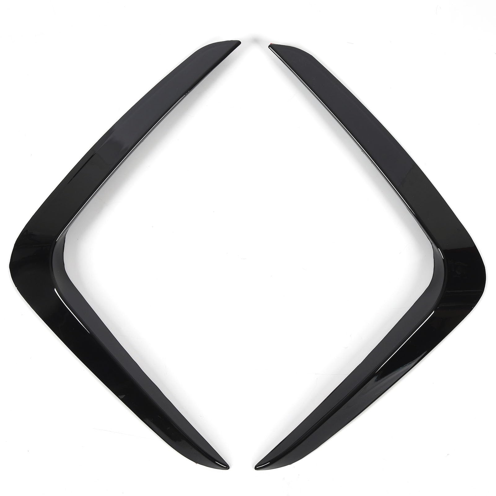 Frontstoßstangen-Spoilerabdeckung, 2 Stück, Glänzend Schwarz, Frontstoßstangen-Lüftungsschlitzverkleidung, Ersatz für X3 X4 G01 G02 M Sport 2018 Bis 2021 Frontstoßstangen-Spoilerabdeckung, 2 Stück, Glänzend Schwarz, Frontstoßstangen-Lüftungsschlitzverkleidung, Ersatz für X3 X4 G01 G02 M Sport 2018 Bis 2021 von Dioche