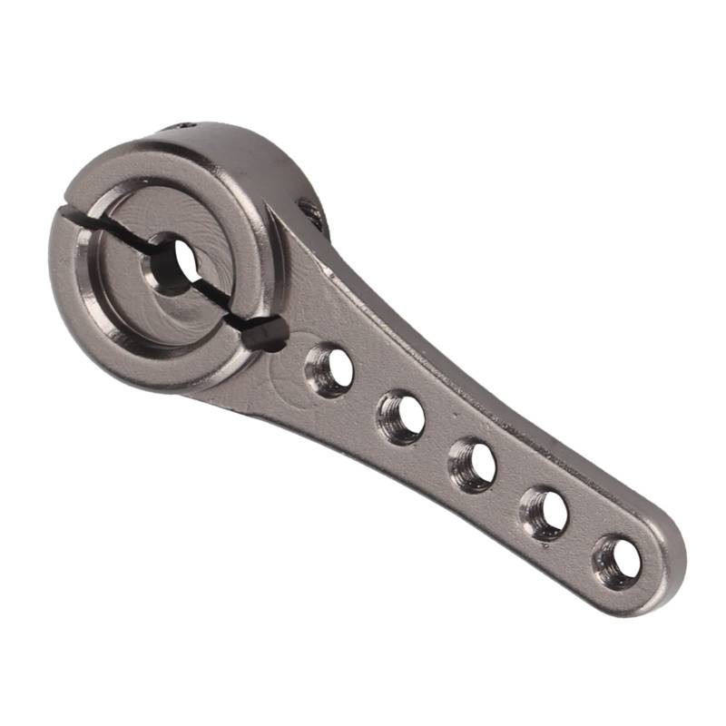 Hochleistungs-Aluminium-Legierung Langer Lenkschiff-Hornarm 25T mit Mehreren Befestigungspunkten für 1/10 1/8 /5 RC-Auto (N10242t Titan) von Dioche