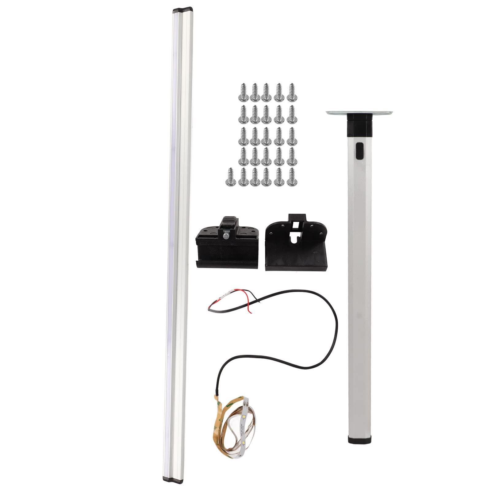 Rv Series Rv Klappbares Tischbein, 1000 Mm Aluminiumlegierung, Abnehmbarer Wandmontage-Beinständer mit LED-Licht-Gleitschiene Rv Series Rv Klappbares Tischbein, 1000 Mm Aluminiumlegierung, Abnehmbarer Wandmontage-Beinständer mit LED-Licht-Gleitschiene von Dioche