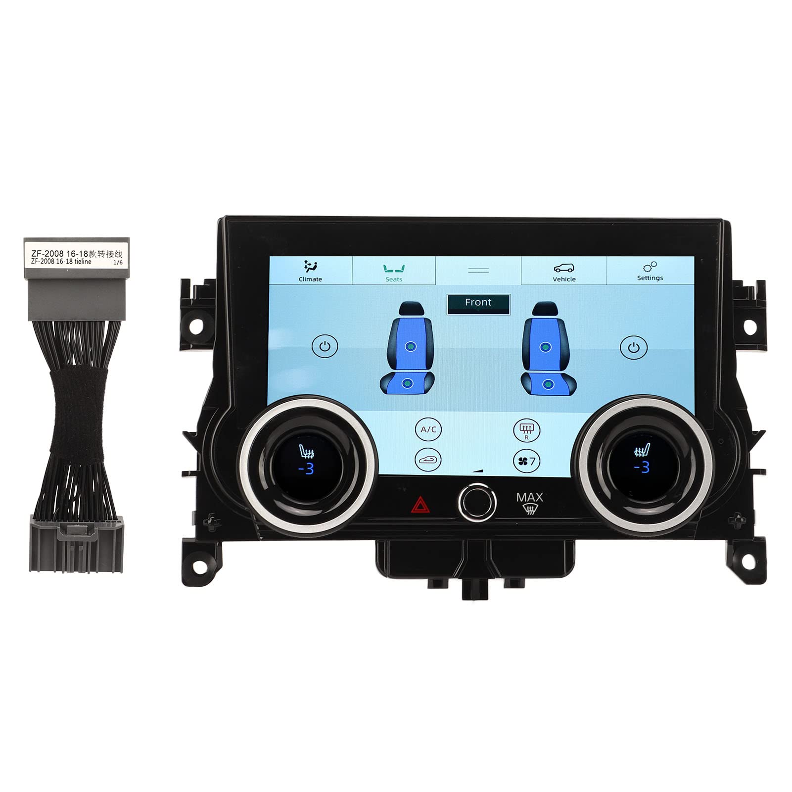 Touchscreen-Klimasteuerung, Ersatz für Land Rover Range Rover Evoque L538 2012–2018, 7-Zoll-Auto-AC-Touchscreen-Touch-Steuerung von Dioche