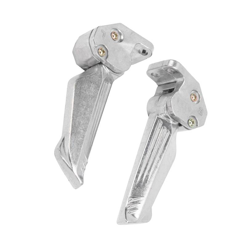 Universelle Motorradfuß -Pegs Pedal - Automatische Teleskop Aluminiumlegierung Fußstützen Verbesserter Passagierkomfort Einfacher Installationsersatz von Dioche
