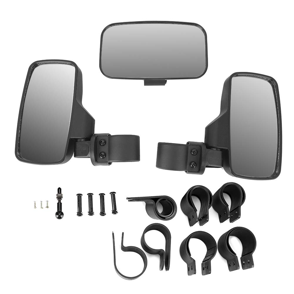 Utv Außenspiegel, Dioche Abs + CNC Legierung Utv Atv Side Center Heckspiegel Combo Kit Fit für Commander Arctic Cat Wildcat Utv Außenspiegel, Dioche Abs + CNC Legierung Utv Atv Side Center Heckspiegel Combo Kit Fit für Commander Arctic Cat Wildcat von Dioche