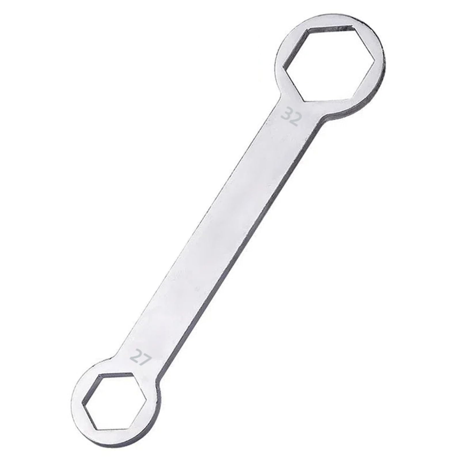 Diogeynu Doppelkopfschlüssel, professioneller Achsenschlüssel für Motorräder, Reparatur, 27 mm, 32 mm, Hinterachse, Schraubenschlüssel Diogeynu Doppelkopfschlüssel, professioneller Achsenschlüssel für Motorräder, Reparatur, 27 mm, 32 mm, Hinterachse, Schraubenschlüssel von Diogeynu