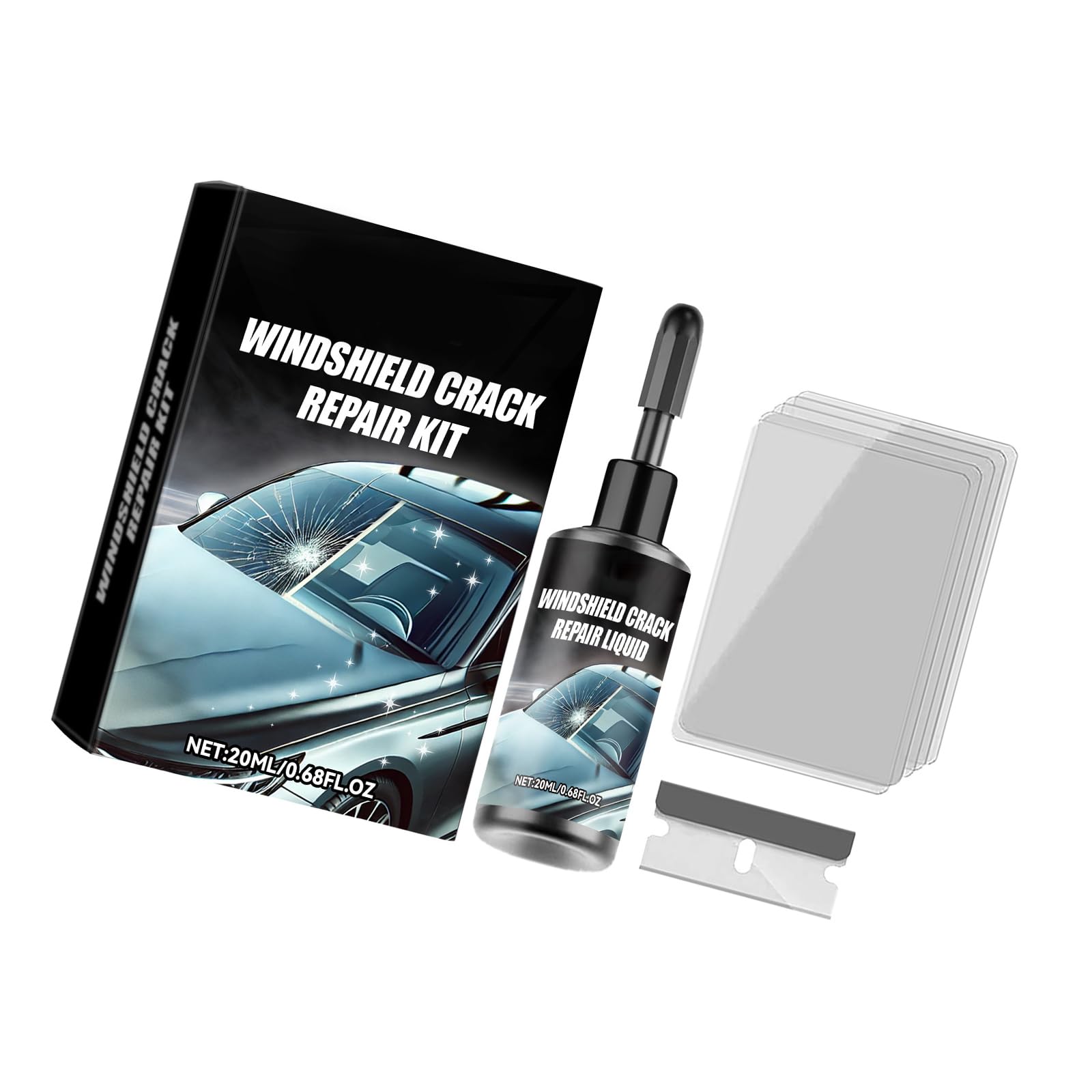 Diogeynu Windschutzscheibenrisse Reparaturset Für Autoglasreparaturlösung Kfz Glasreparaturwerkzeug Für Nachtfahrten Verbesserte Sicherheit Diogeynu Windschutzscheibenrisse Reparaturset Für Autoglasreparaturlösung Kfz Glasreparaturwerkzeug Für Nachtfahrten Verbesserte Sicherheit von Diogeynu