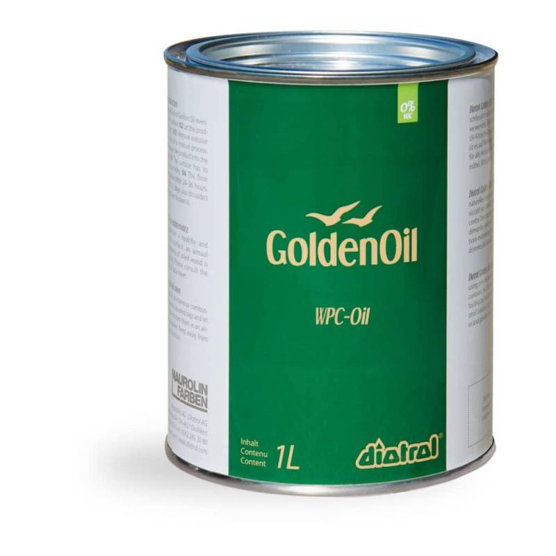 Diotrol Golden Oil WPC-Oil Farblos | 500ml Profi WPC Öl Pflege für bis zu 100 m² | Für Terrassen, Gartenmöbel, Sichtschutzwände, Zäune aus WPC, Resysta und Bambus | Pflegemittel für Terrassen von Diotrol
