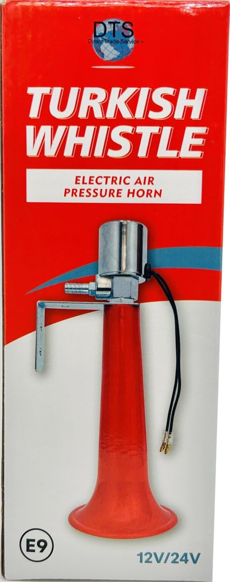 Türkisches Horn, Türkenpfeife inkl.12 & 24V Magnetventil und 6 mm Anschluss 5-8 bar 105 db von Direct Trade Service