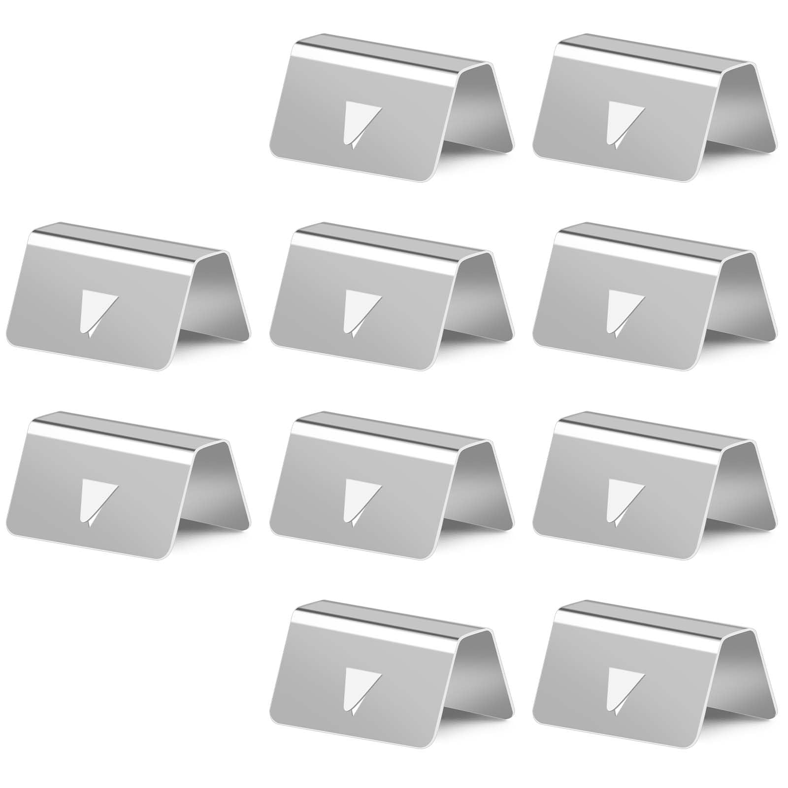 10PCS Auto Wind Regen Abweiser Clips Set Clips Für Windschutzscheiben Abweiser Clips Für Auto-Windabweiser Windschutzscheiben-Clip Universal Windabweiser Clips Für HEKO G3 SNED Clip von Disnace