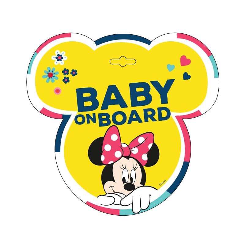 Disney Hinweisschild Baby ON Board - Minnie Mouse - 9613 von Disney