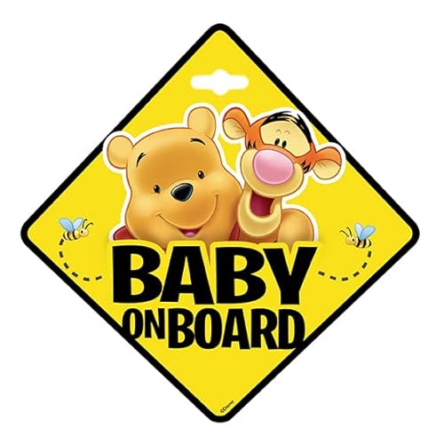 Disney Hinweisschild Baby ON Board - Winnie The Pooh - 9625 von Disney