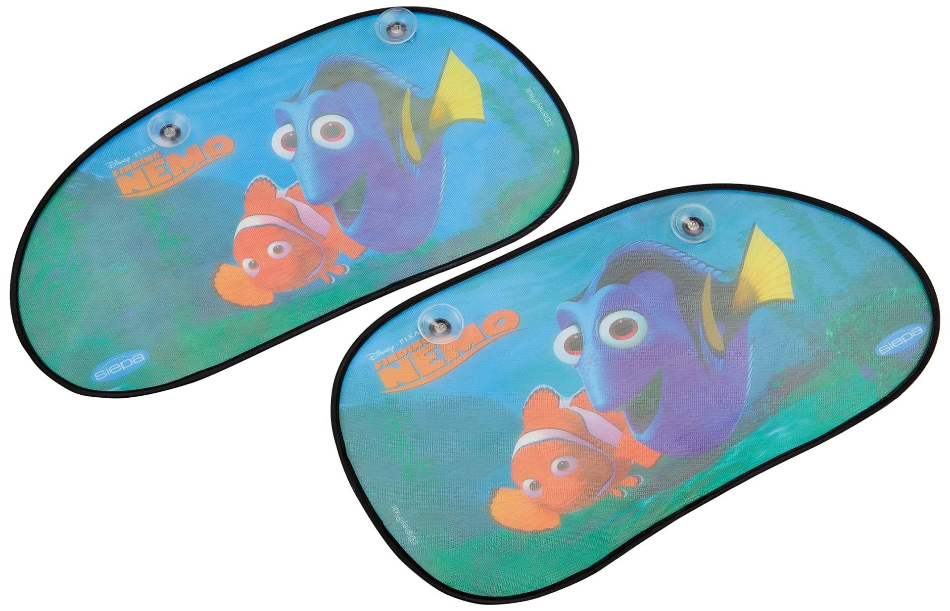 Disney Modell Nemo 13710 2 Seitenscheiben-Sonnenschutz in Trapezform, 67 x 37 cm von Disney