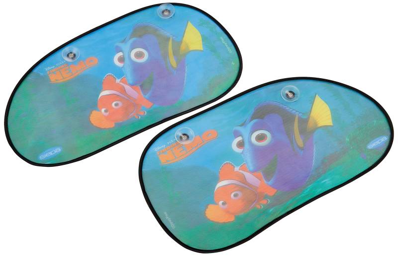 Disney Modell Nemo 13710 2 Seitenscheiben-Sonnenschutz in Trapezform, 67 x 37 cm von Disney