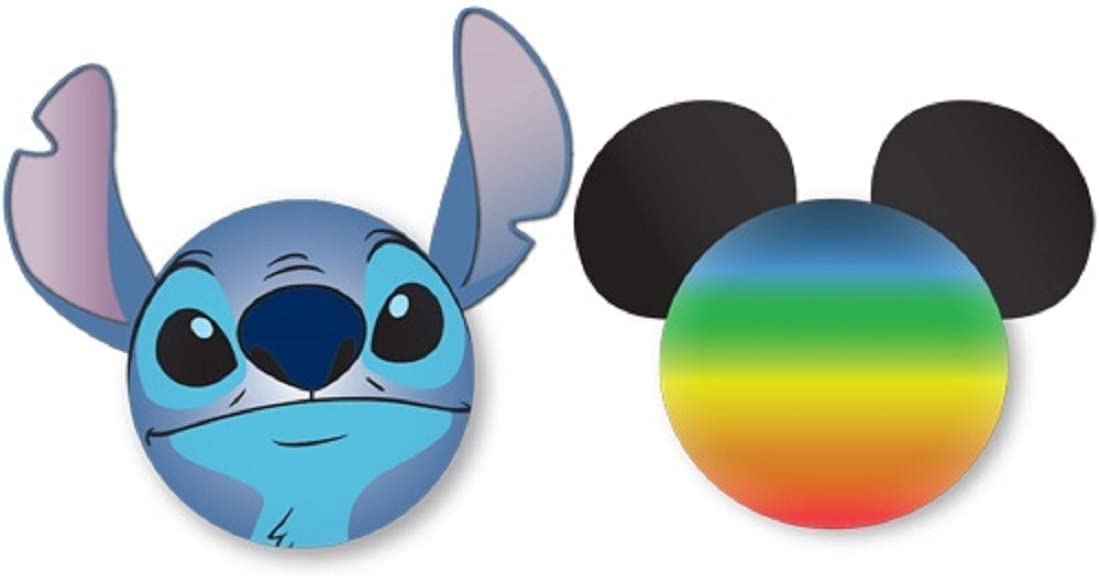Disney Stitch Face and Mickey Rainbow Antenna Topper von Disney