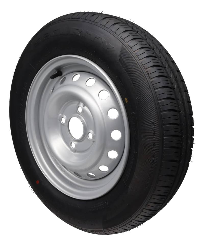 Komplettrad 155/80R13 84N 100x4, PKW Anhänger 4Jx13 Reifen !! 4-LOCH !! 155 80 R 13 von Div