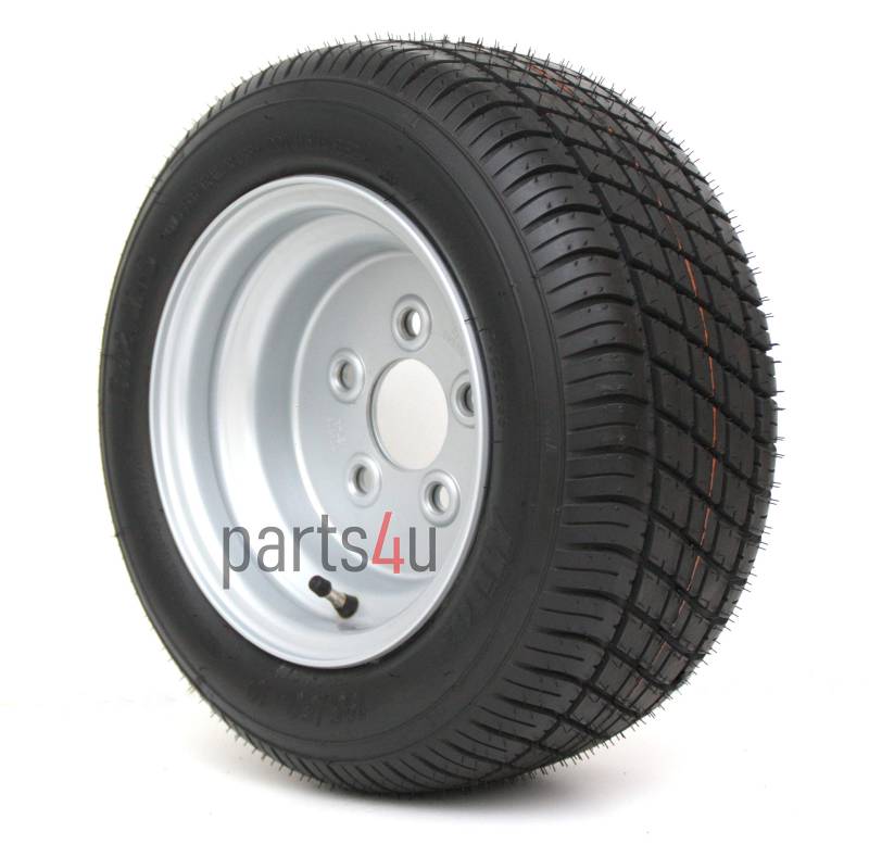 Komplettrad 195/50 B 10 98N Rad Reifen 18x8.0-10 B62 Felge Stahl 6.00x10 oder 18x8.0x10-195 50 von trailer parts4u