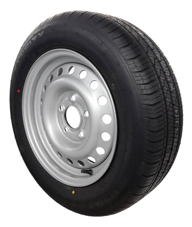 Komplettrad Anhängerrad Reifen 185/65 R 14 112x5 Rad Wohnwagen Caravan Humbaur 185 65 R14 Anhängerreifen von Div