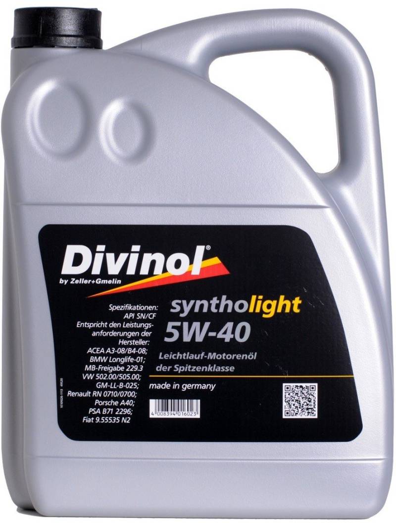 Divinol Syntholight 5W-40 Motoröl 1x5 Liter von Divinol