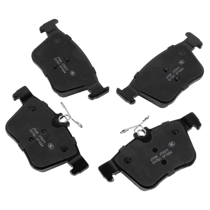 Bremsbeläge Belagsatz Bremsbeläge Satz Hinten für Scheibenbremse passend für 2001-2012 Polo III IV Golf5 Golf6 Golf7 Plus Transporter Passat B8 Teilenummer 3Q0698451 3Q0698451B 5Q0698451 8V0698451A von Dixhills