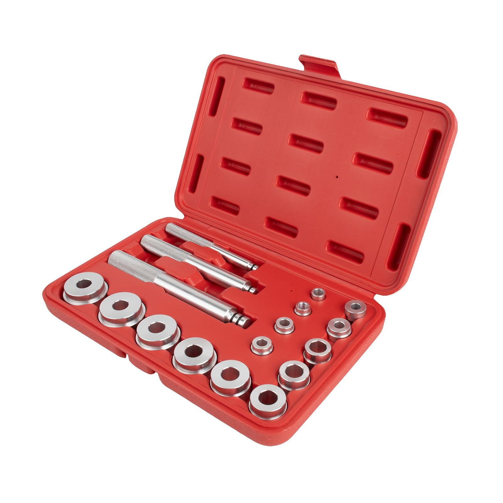 Dixhills 17tlg Radlager Werkzeug Set Einbausatz für Radachsbuchsen Lagerringdichtungs Treiberscheiben Werkzeug Master Set Dixhills 17tlg Radlager Werkzeug Set Einbausatz für Radachsbuchsen Lagerringdichtungs Treiberscheiben Werkzeug Master Set von Dixhills
