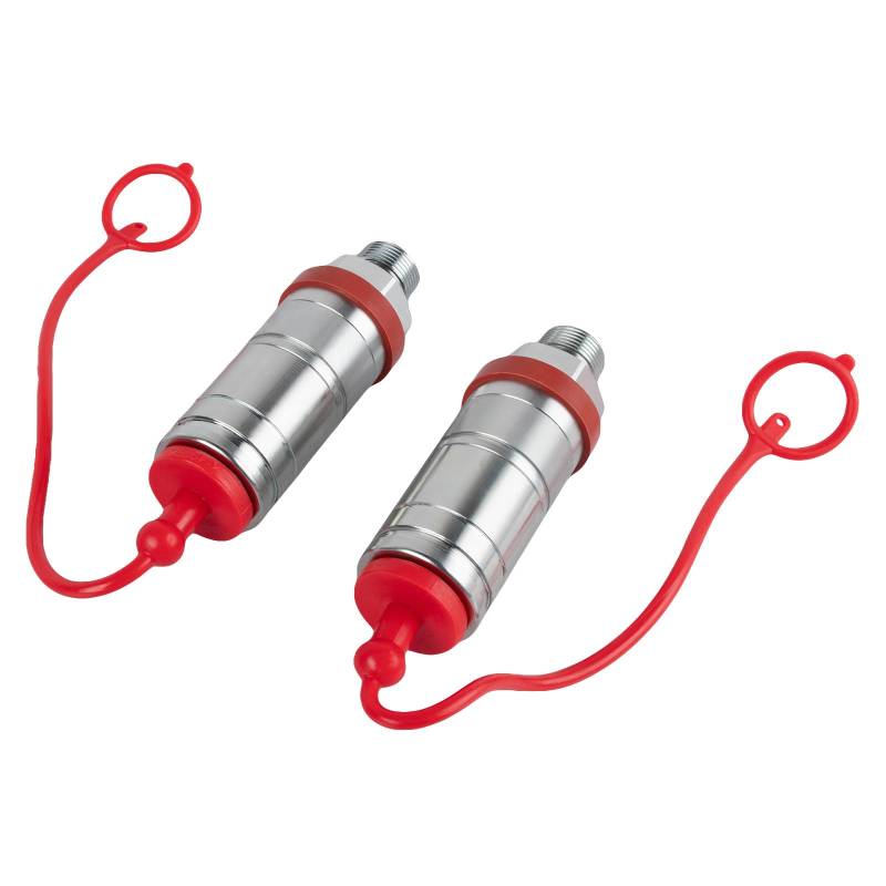 Dixhills 2 PCS 1,27 cm (1/2 Zoll) Hydraulik-Schnellkupplung Hydraulische Schnelltrennung mit Staubkappe Ersatz für JD 6410 6400 6420 7430 Teilenummer AL166181 AL200979 AL170665 AL119348 AL112951 von Dixhills