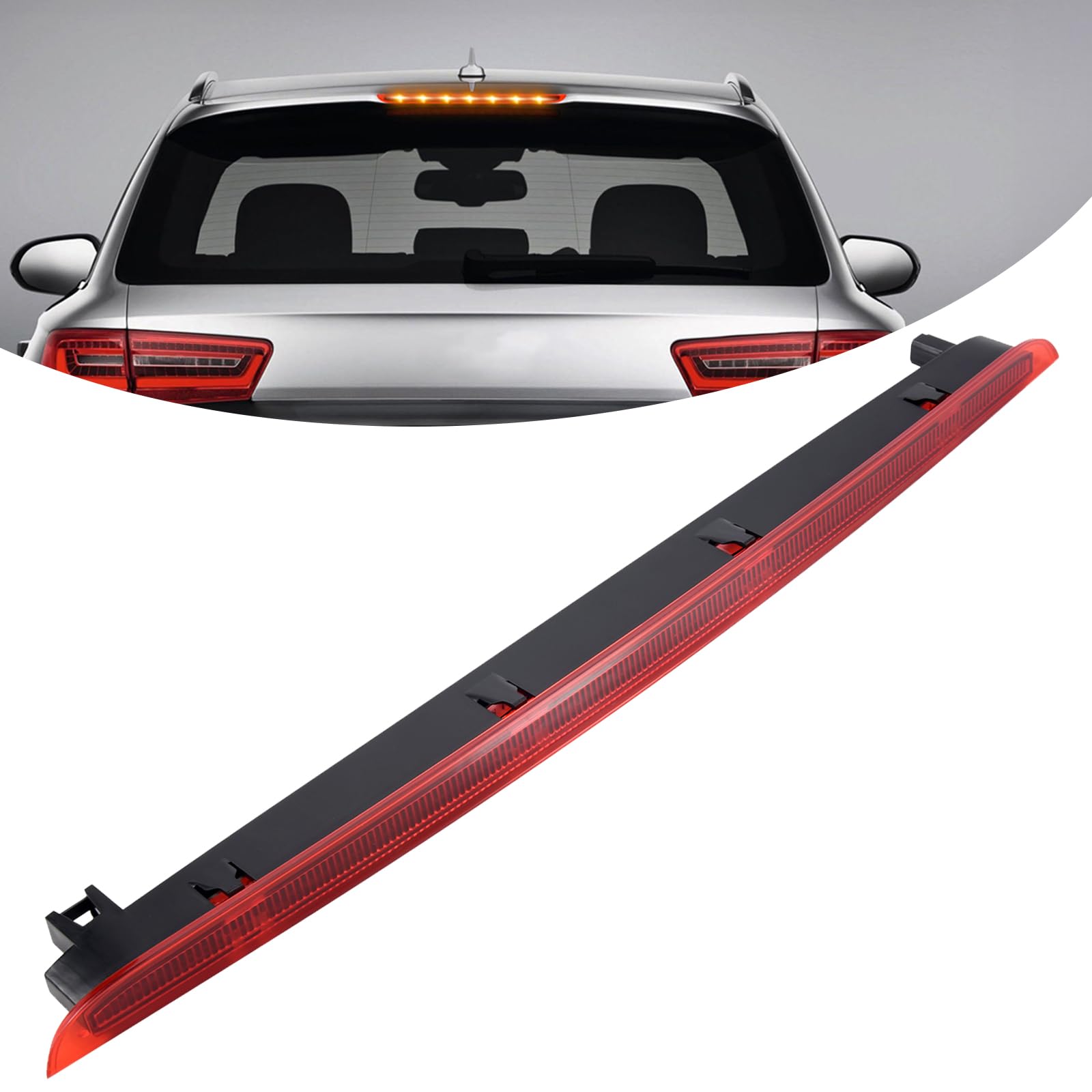 Dixhills Bremsleuchte Hinten Leuchte LED-Drittes Bremslicht Kompatibel mit 2005-2011 A6 C6 Avant 4F5 Allroad 4FH 2.0 2.4 2.7 3.0 3.2 4.2 Ersatz für 4F9945097 923-271 150243009 Dixhills Bremsleuchte Hinten Leuchte LED-Drittes Bremslicht Kompatibel mit 2005-2011 A6 C6 Avant 4F5 Allroad 4FH 2.0 2.4 2.7 3.0 3.2 4.2 Ersatz für 4F9945097 923-271 150243009 von Dixhills