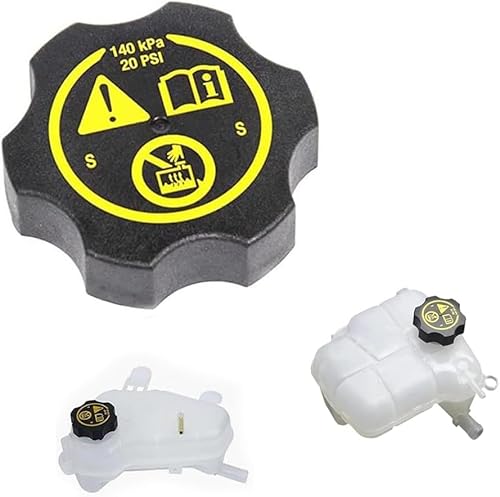 Dixhills Kühlerausdehnung Wassertankdeckel Kühlmitteltankdeckel Abdeckung Deckel Auto Motor Kühlmittelkappen Kompatibel mit Mokka Insignia Corsa D E Astra J K Ersatz für 13598760 13502353 1305248 von Dixhills
