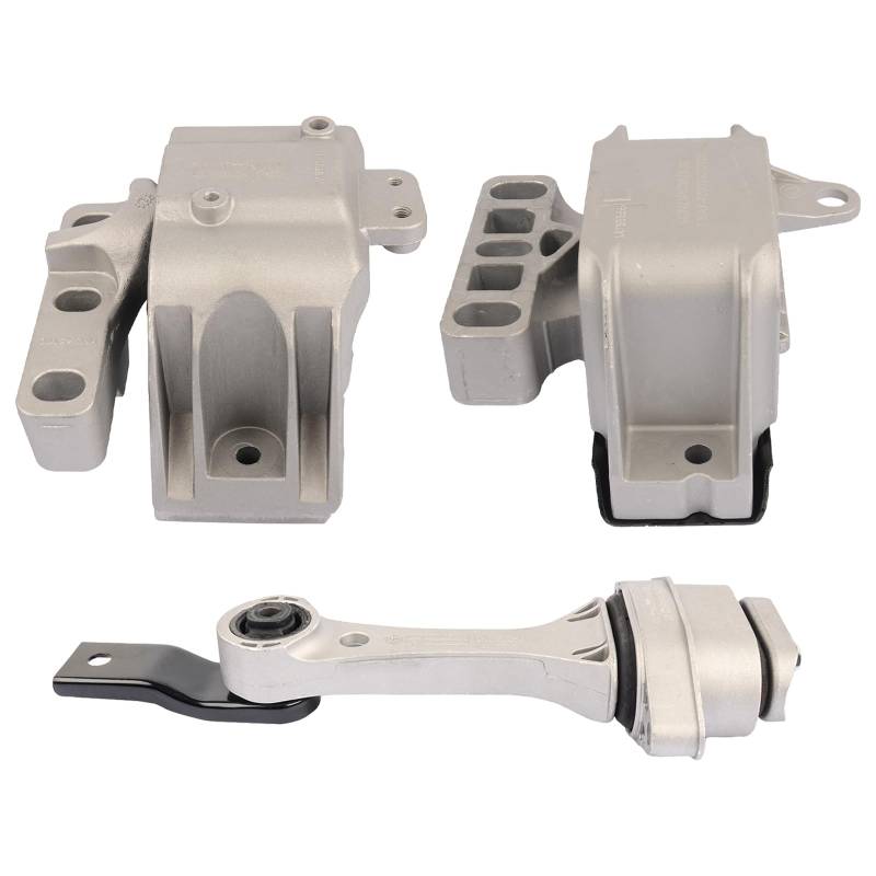 Dixhills Motorlager & Getriebelager Satz 3 Stück Motorlager Halter Motorlagerung Ersatz für A3 8L1 1.8T 1996-2003 Toledo 1L 1M2 Leon 1M1 1999-2006 Golf IV Teilenummer 1J0199262BF 1J0199555AJ von Dixhills