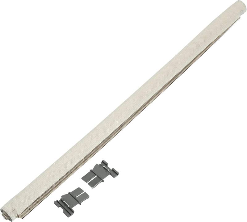 Dixhills Sonnenblende Sonnenschutz Auto Sonnendach Visier Rollo mit Clips Schiebedach Sonnenschutz Ersatz für Q5 8R Passat B7 Alhambra Leon 5F Superb 3T Yeti 5L Teilenummer 1K9877307B Einzeltuch-Beige von Dixhills