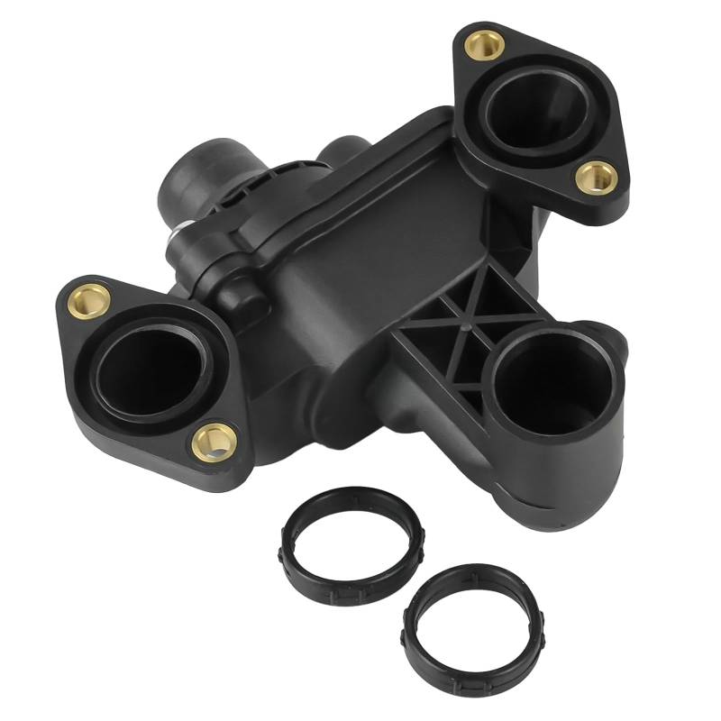 Dixhills Thermostat Gehäuse Thermostat Kühlmittelthermostat mit Dichtung Ersatz für C5 C6 XJ XF 407 607 2.7 HDI 3.0HDI Teilenummer 1336Y3 1336.Y3 1338E7 1338.E7 von Dixhills
