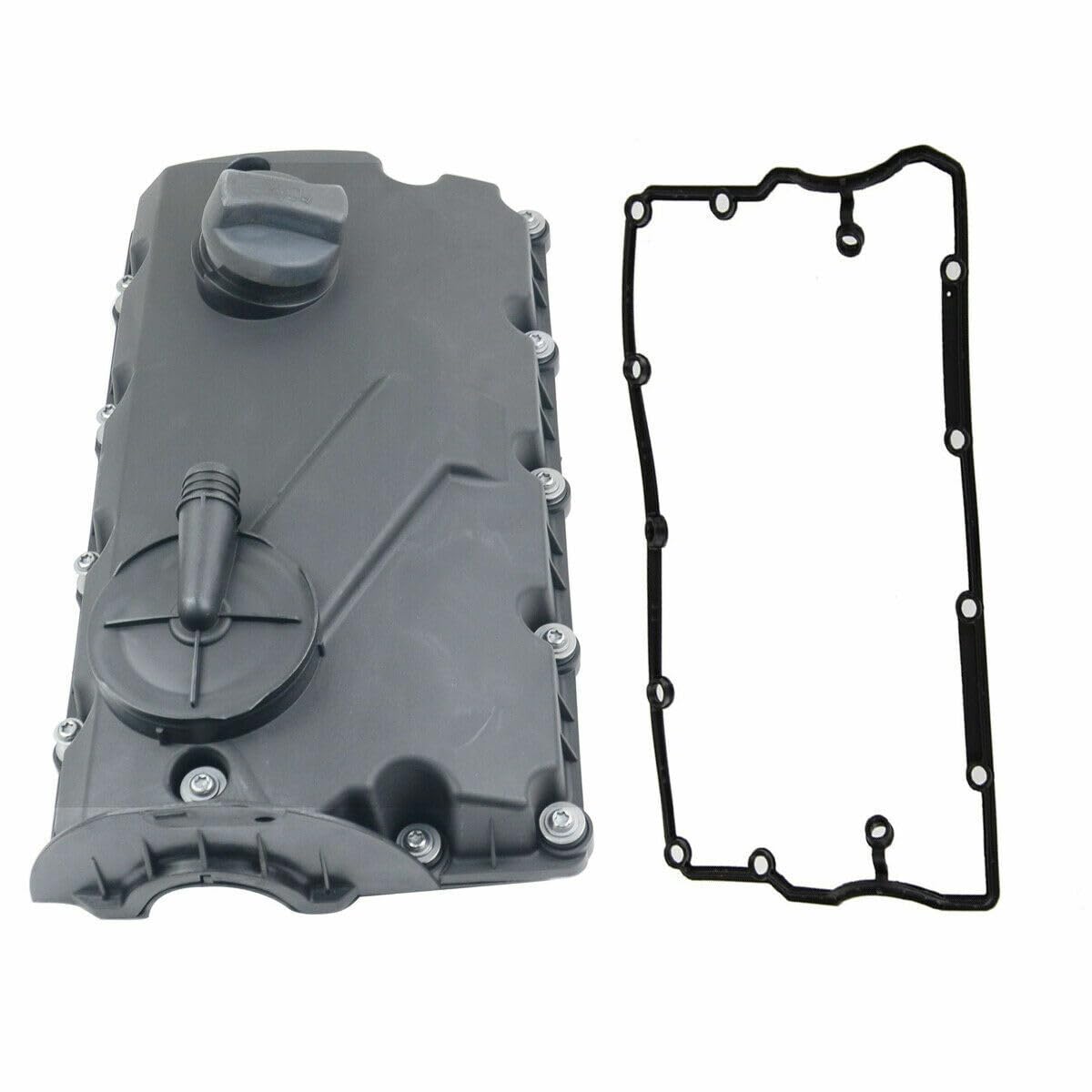 Dixhills Ventildeckel Zylinderkopfhaube Motorventil-Abdeckung Ersatz für A3 8L1 8P1 8PA Beetle Golf 1.9 TDI 2.0 TDI Leon 1M1 1999-2006 Teilenummer 038103469AD 038103469AH 038103469S Dixhills Ventildeckel Zylinderkopfhaube Motorventil-Abdeckung Ersatz für A3 8L1 8P1 8PA Beetle Golf 1.9 TDI 2.0 TDI Leon 1M1 1999-2006 Teilenummer 038103469AD 038103469AH 038103469S von Dixhills