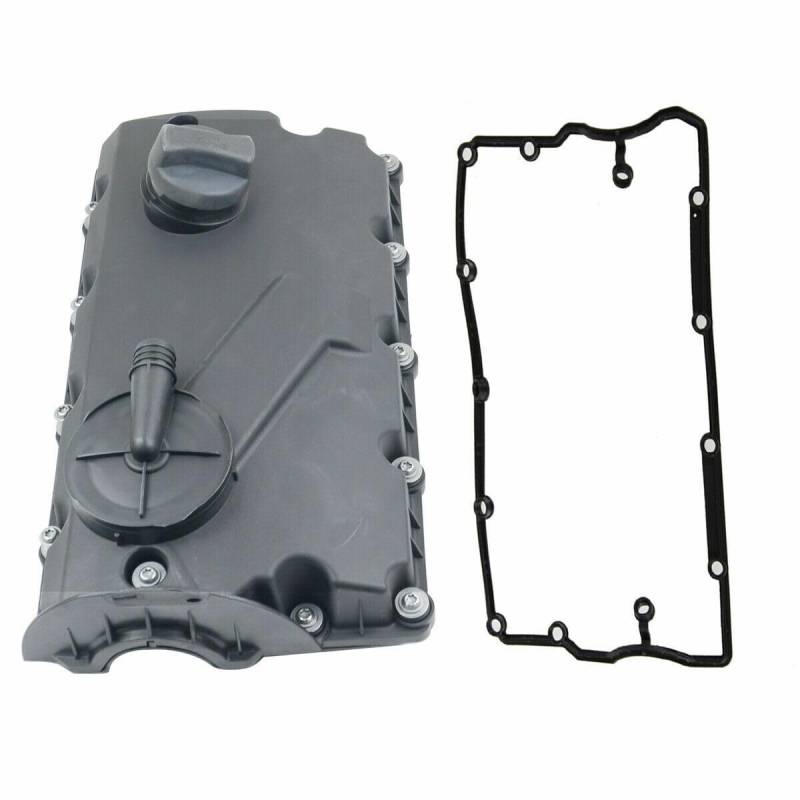 Dixhills Ventildeckel Zylinderkopfhaube Motorventil-Abdeckung Ersatz für A3 8L1 8P1 8PA Beetle Golf 1.9 TDI 2.0 TDI Leon 1M1 1999-2006 Teilenummer 038103469AD 038103469AH 038103469S von Dixhills